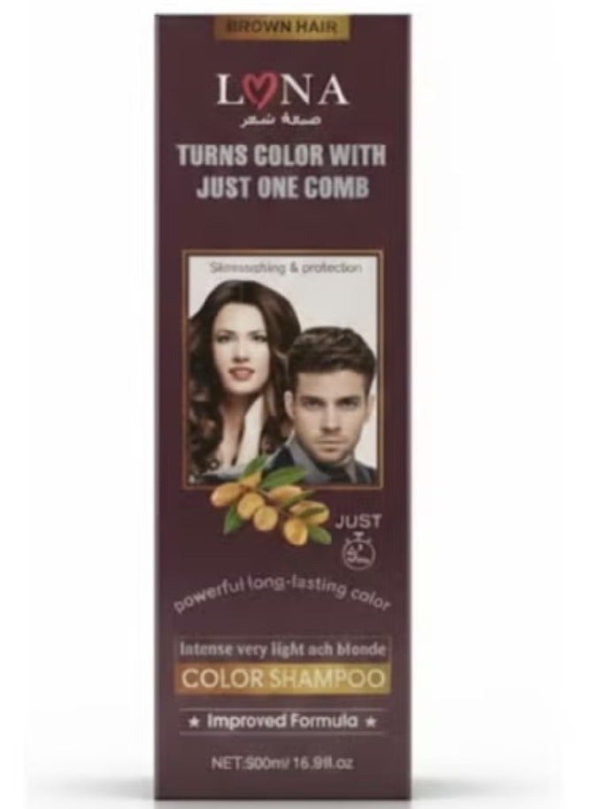 Luna Hair Color Shampoo 500ml